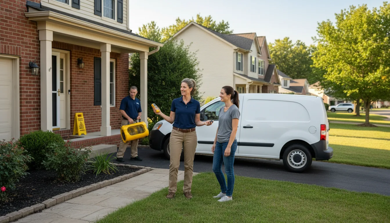 Water restoration image for Dehumidification And Cleanup Services in Painted Post, NY